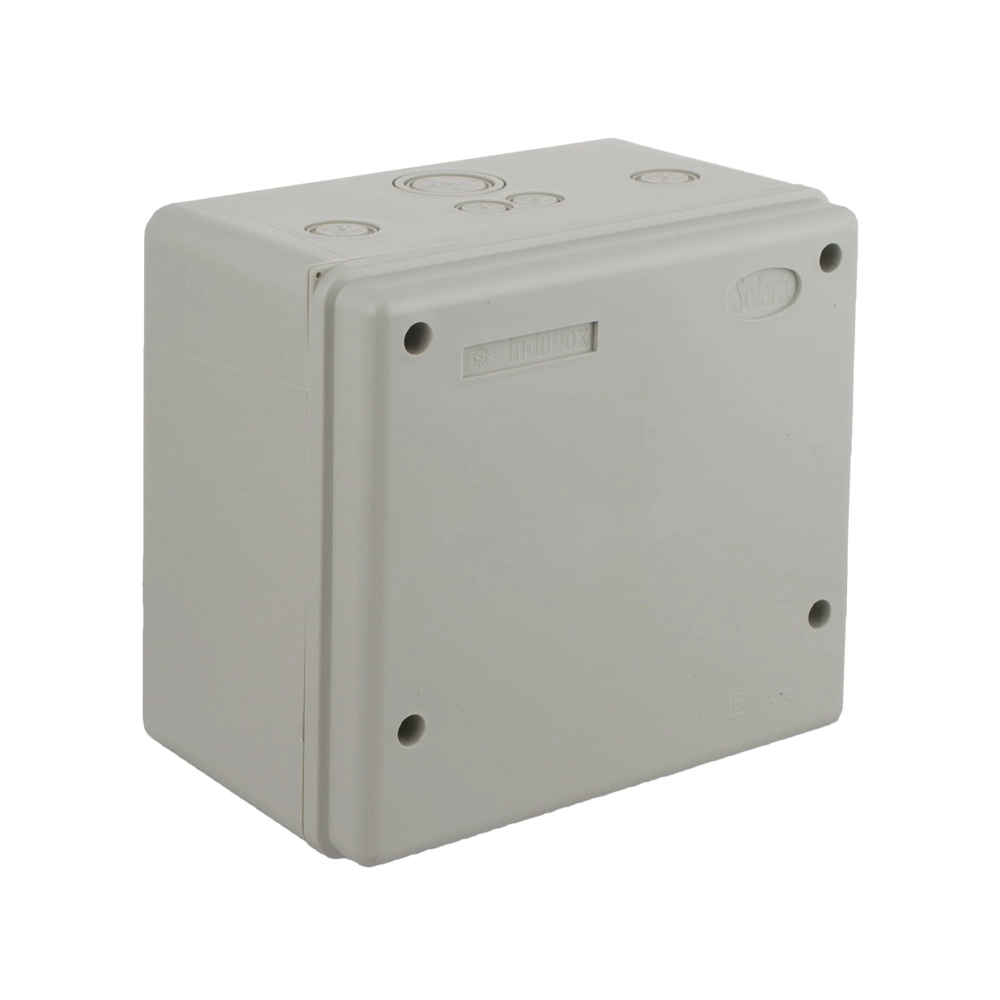 CAJA DE PASE SIN CONOS GRIS