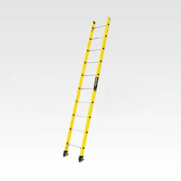 ESCALERA RECTA DE FIBRA DE VIDRIO (6 A 18 PASOS)