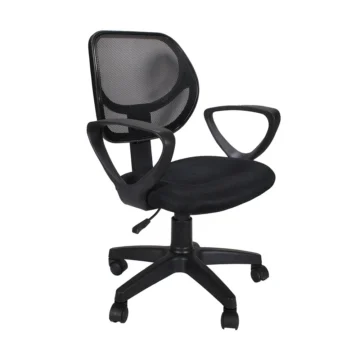 SILLA DE OFICINA ORANGE GAMA EN TELA MESH NEGRO