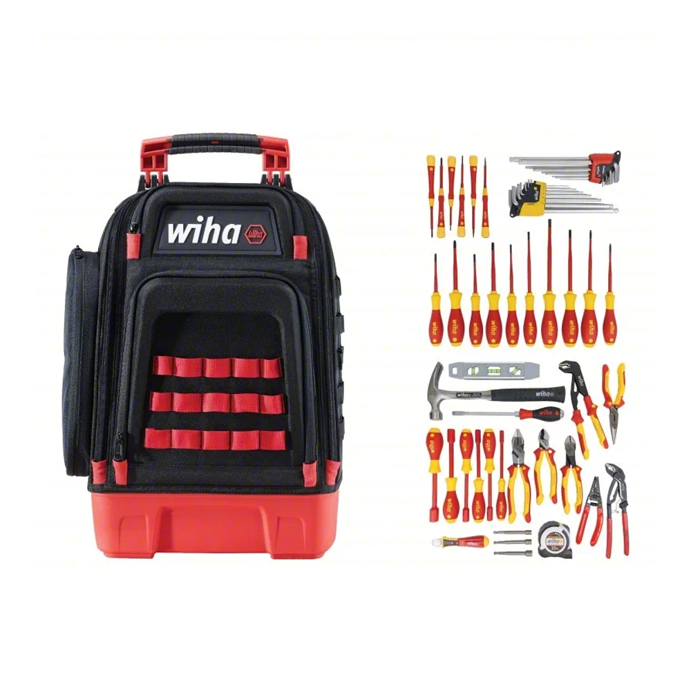 WIHA KIT DE HERRAMIENTAS AISLADAS PARA MAESTRO ELÉCTRICO